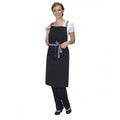 Black - Front - Dennys Cross Back Apron