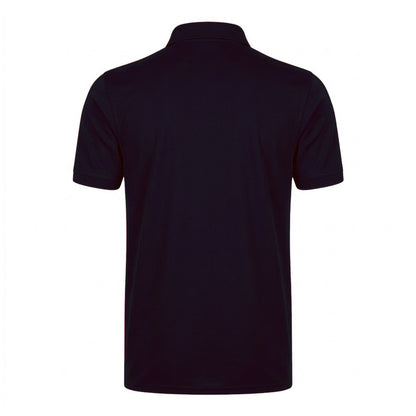 Oxford Navy - Back - Henbury Mens Stretch Microfine Pique Polo Shirt