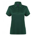 Bottle - Front - Henbury Womens-Ladies Stretch Microfine Pique Polo Shirt