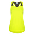 Electric Yellow - Front - AWDis Just Cool Womens-Ladies Girlie Smooth Workout Sleeveless Vest
