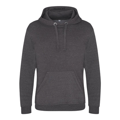 Charcoal - Front - AWDis Just Hoods Mens Graduate Heavyweight Hoodie