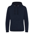 New French Navy - Front - AWDis Just Hoods Mens Graduate Heavyweight Hoodie