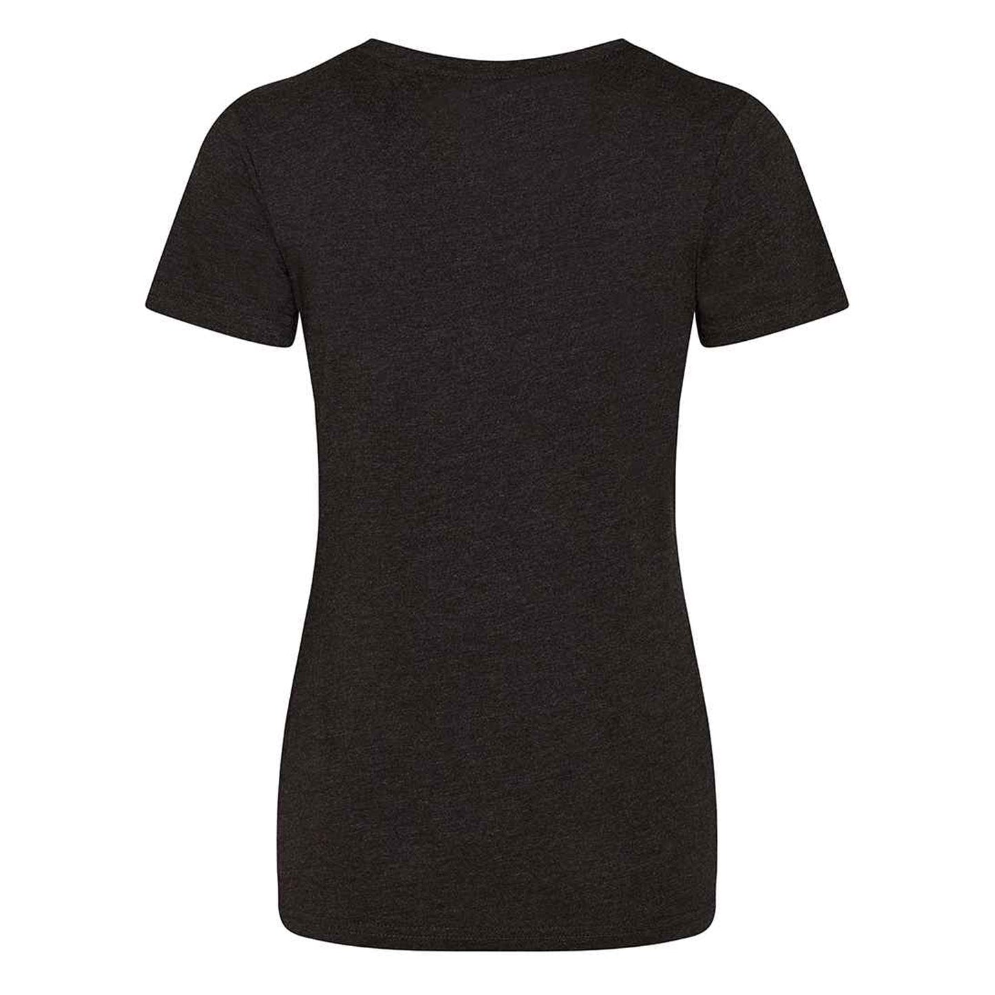 Heather Black - Back - AWDis Womens-Ladies Girlie Tri-Blend T-Shirt