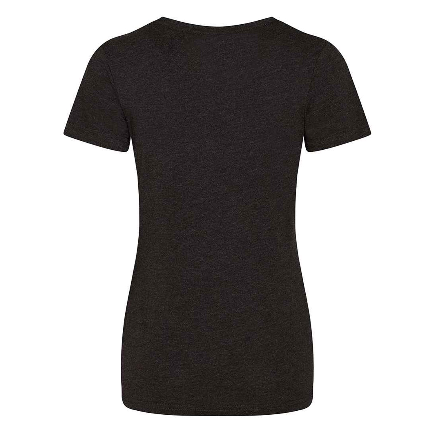 Heather Black - Back - AWDis Womens-Ladies Girlie Tri-Blend T-Shirt