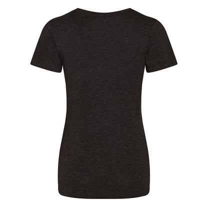 Heather Black - Back - AWDis Womens-Ladies Girlie Tri-Blend T-Shirt