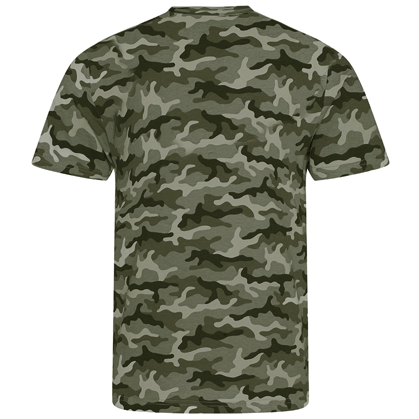 Green Camo - Back - AWDis Mens Camouflage T-Shirt