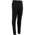 Black - Side - Kustom Kit Mens Slim Fit Sweat Pants