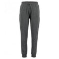 Dark Grey Marl - Front - Kustom Kit Mens Slim Fit Sweat Pants