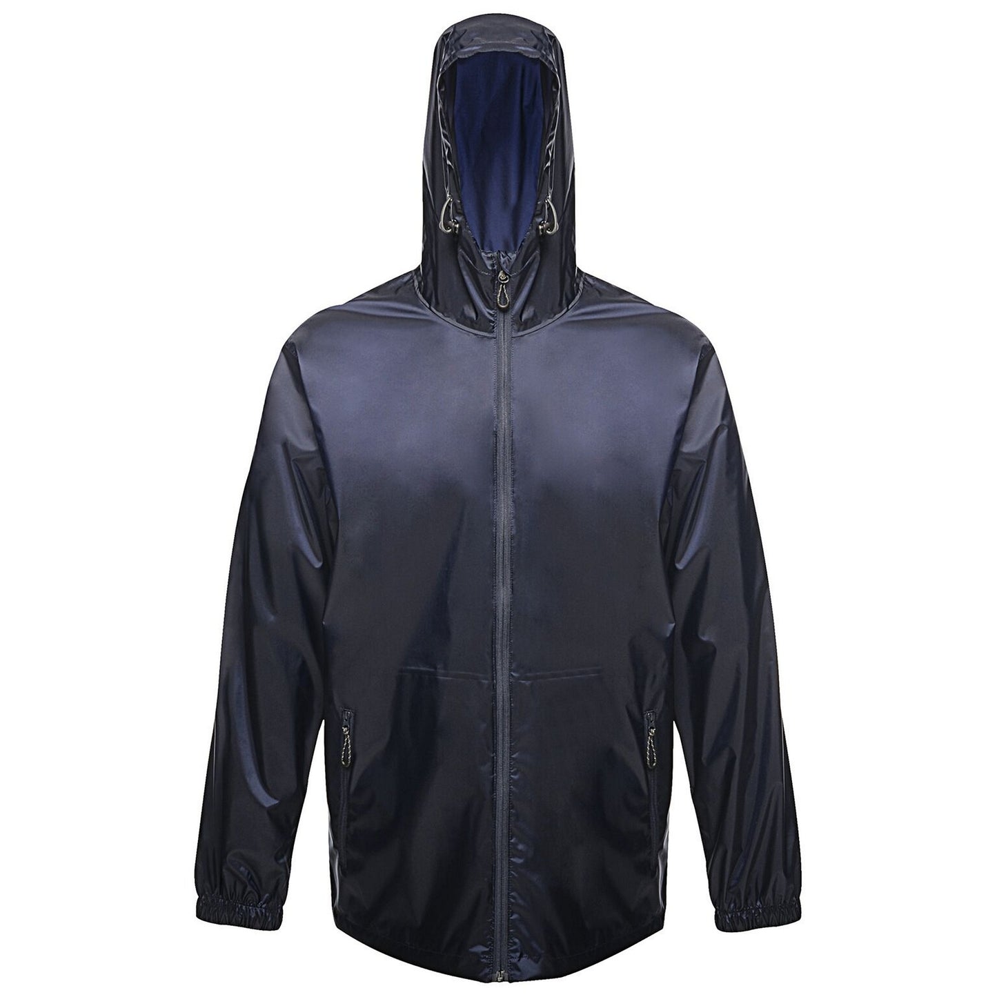 Navy - Front - Regatta Pro Mens Packaway Waterproof Breathable Jacket