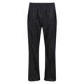 Black - Front - Regatta Pro Mens Packaway Waterproof Breathable Overtrousers