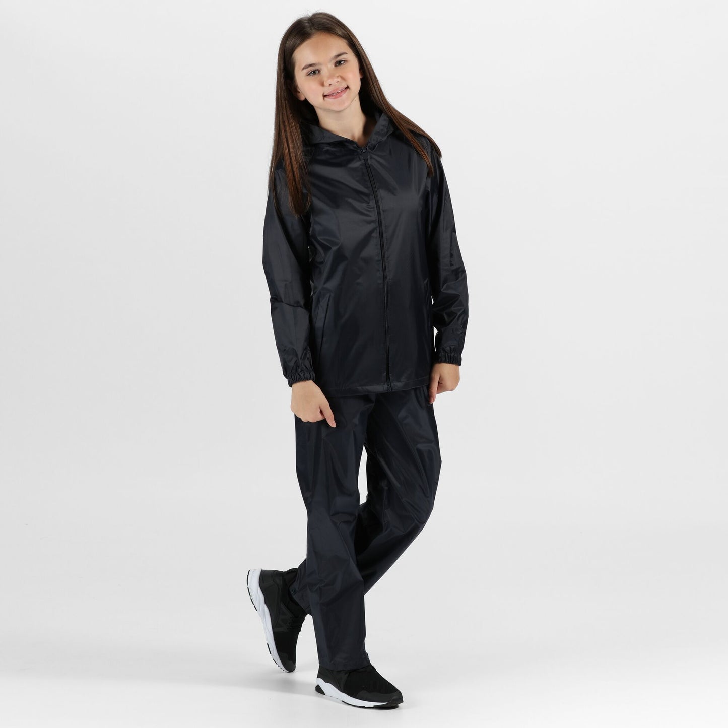 Navy - Back - Regatta Childrens-Kids Pro Stormbreak Waterproof Jacket