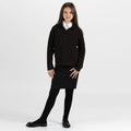 Black - Back - Regatta Childrens-Kids Brigade II Micro Fleece Jacket