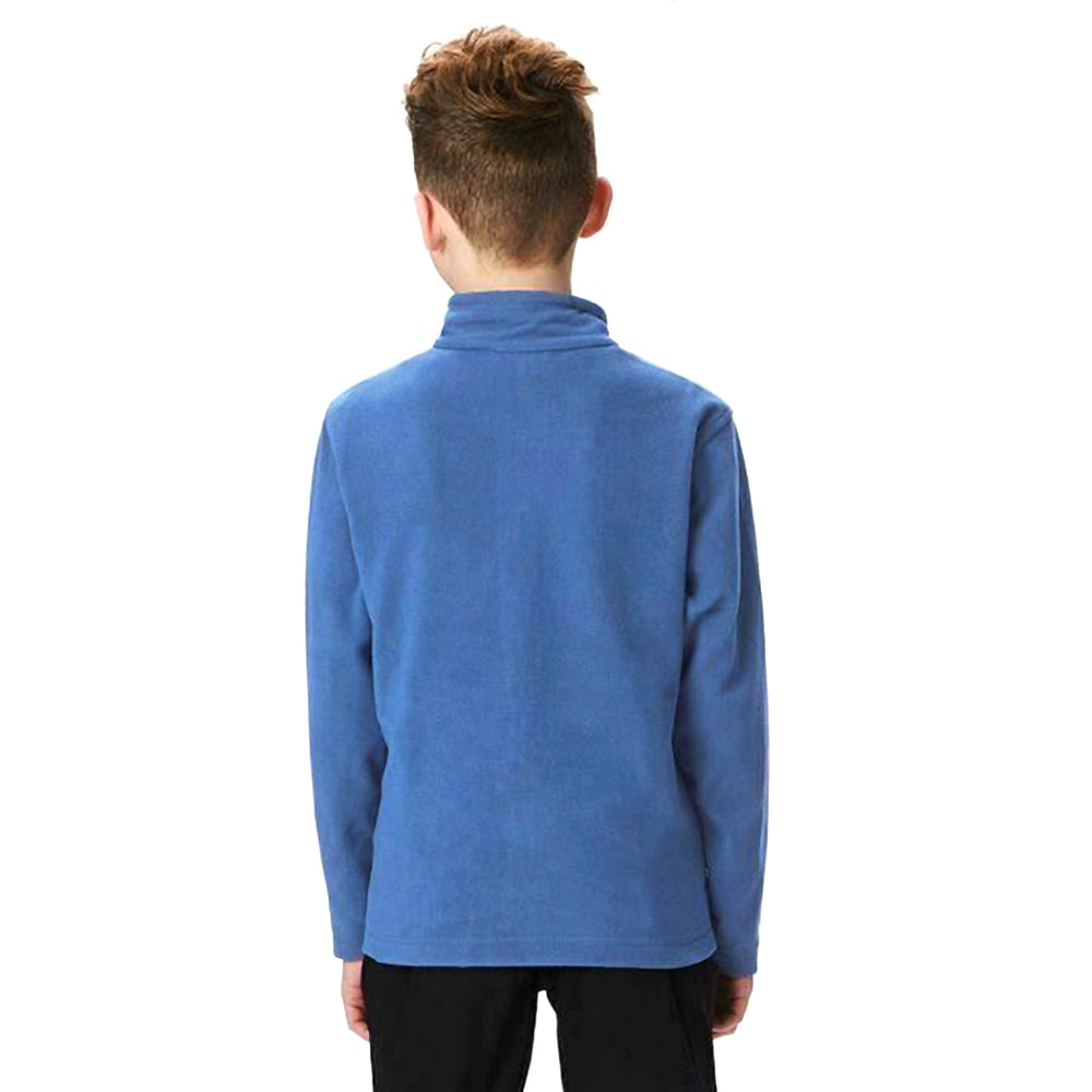 Royal - Side - Regatta Childrens-Kids Brigade II Micro Fleece Jacket