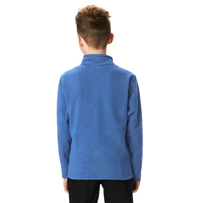 Royal - Side - Regatta Childrens-Kids Brigade II Micro Fleece Jacket