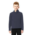 Navy - Back - Regatta Childrens-Kids Brigade II Micro Fleece Jacket