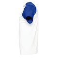 White-Royal Blue - Back - SOLS Mens Funky Contrast Short Sleeve T-Shirt