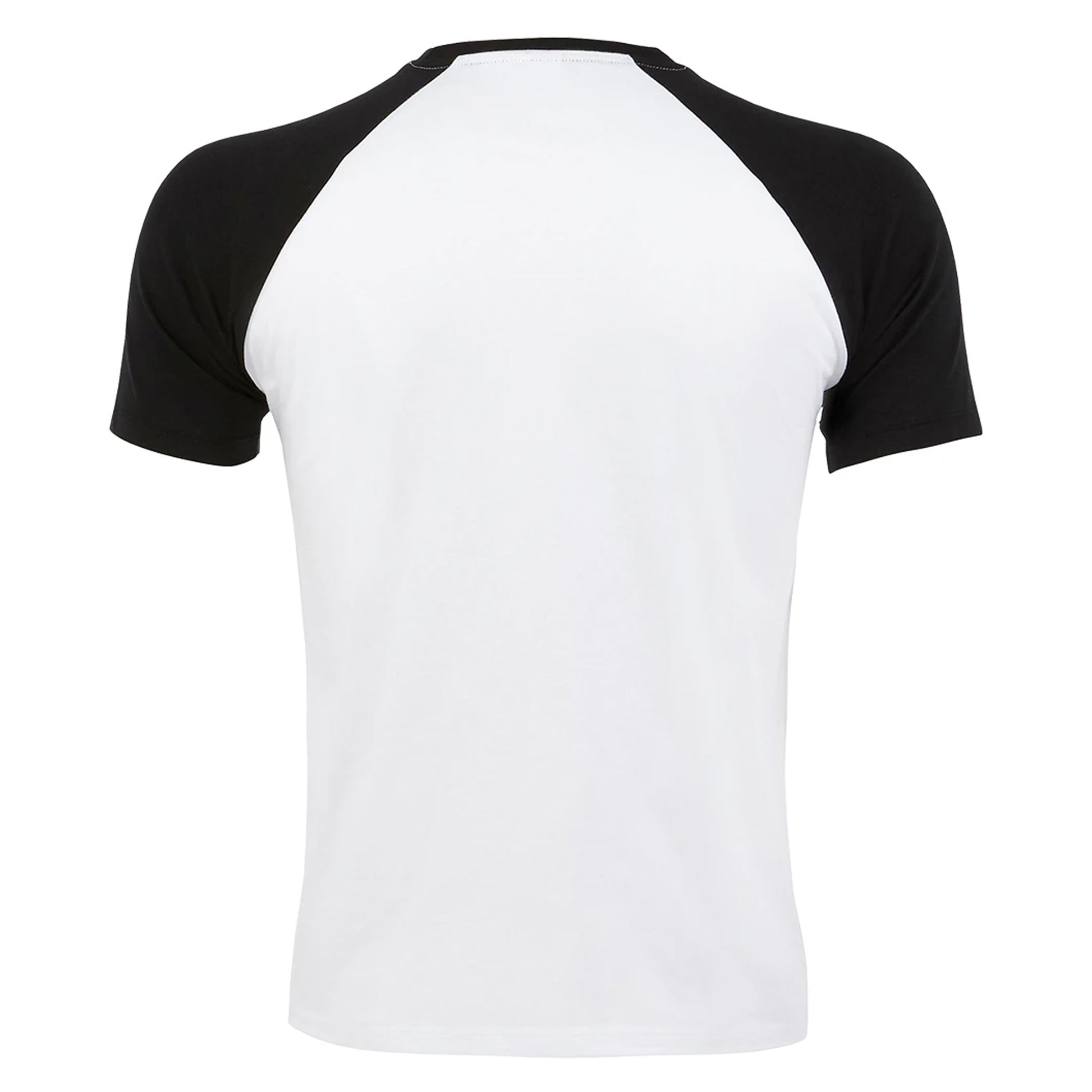 White-Black - Back - SOLS Mens Funky Contrast Short Sleeve T-Shirt