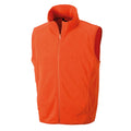 Orange - Front - Result Core Mens Micro Fleece Gilet