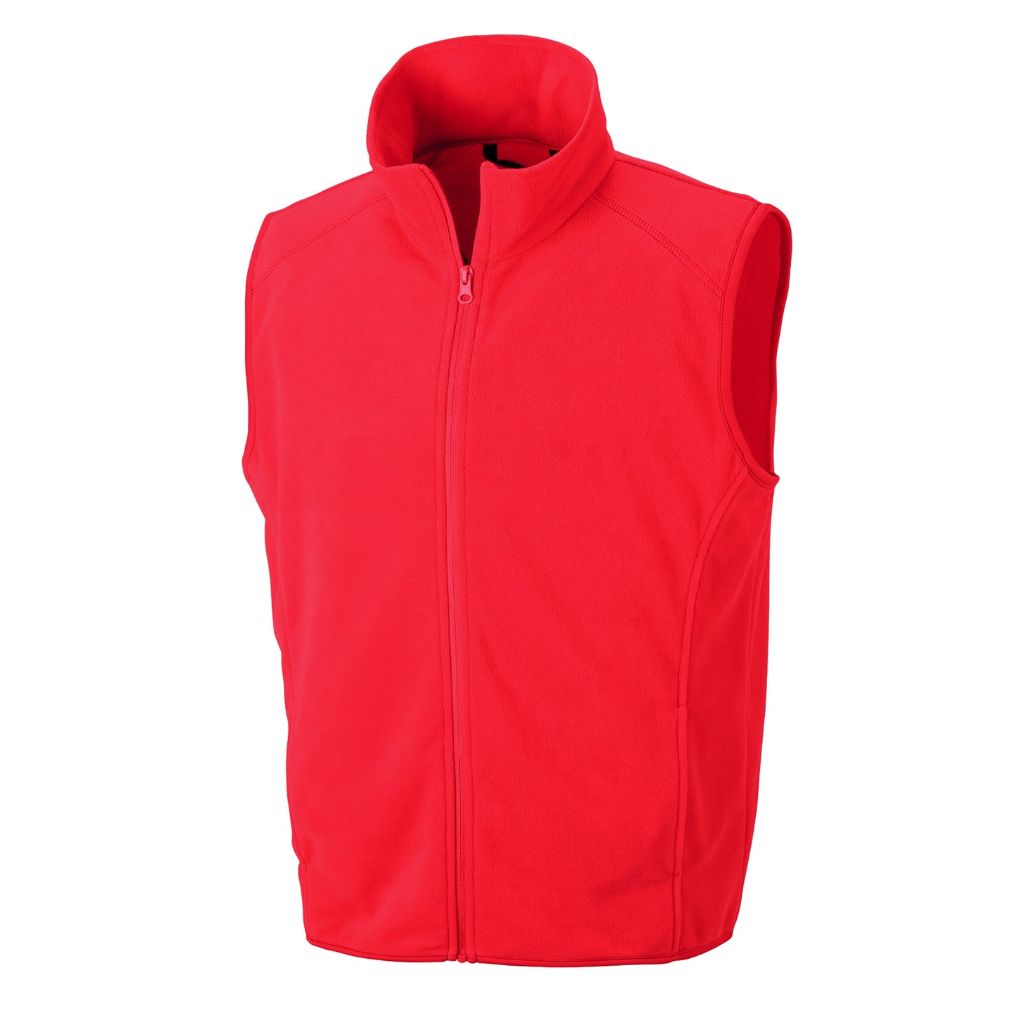 Red - Front - Result Core Mens Micro Fleece Gilet