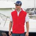 Red - Back - Result Core Mens Micro Fleece Gilet