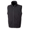 Black - Front - Result Core Mens Micro Fleece Gilet