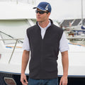 Black - Back - Result Core Mens Micro Fleece Gilet