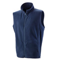 Navy - Front - Result Core Mens Micro Fleece Gilet