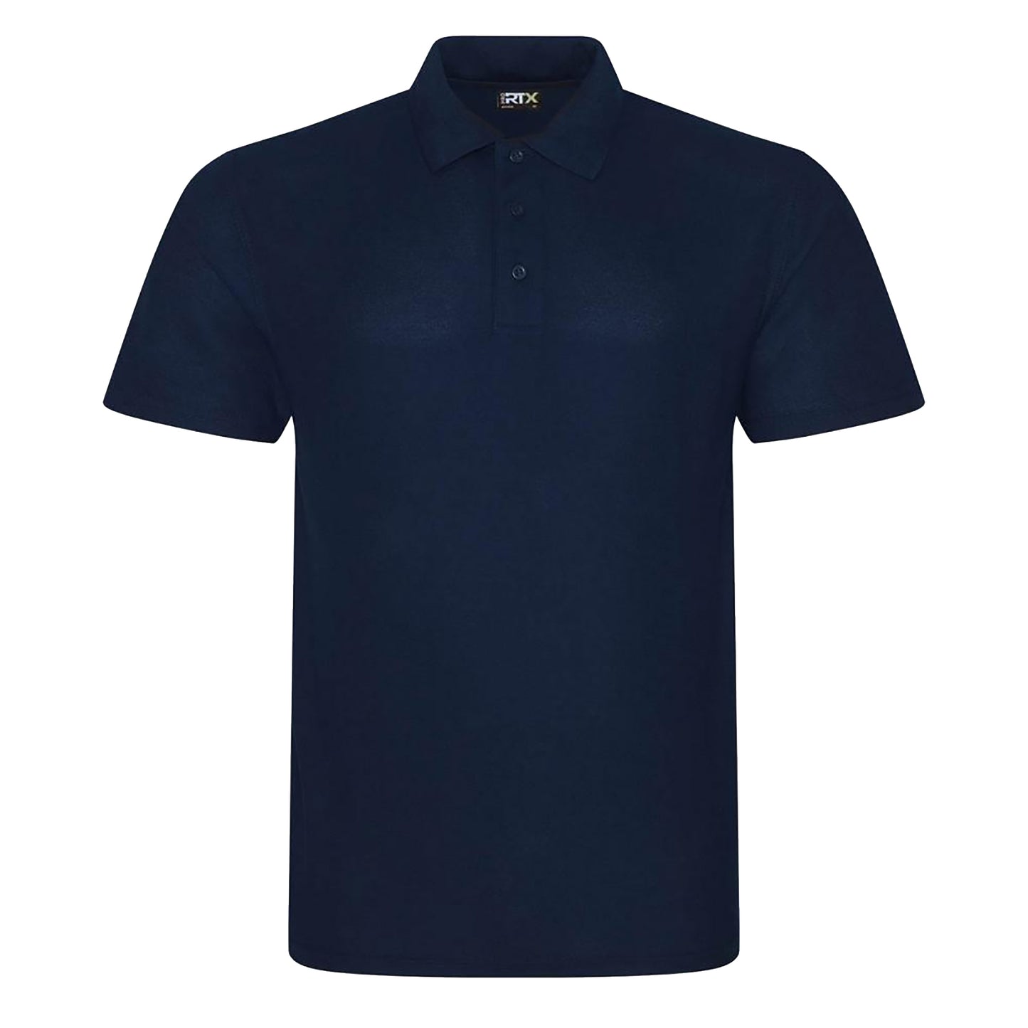 Navy - Front - PRO RTX Mens Pro Pique Polo Shirt