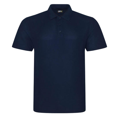 Navy - Front - PRO RTX Mens Pro Pique Polo Shirt
