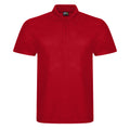 Red - Front - PRO RTX Mens Pro Pique Polo Shirt
