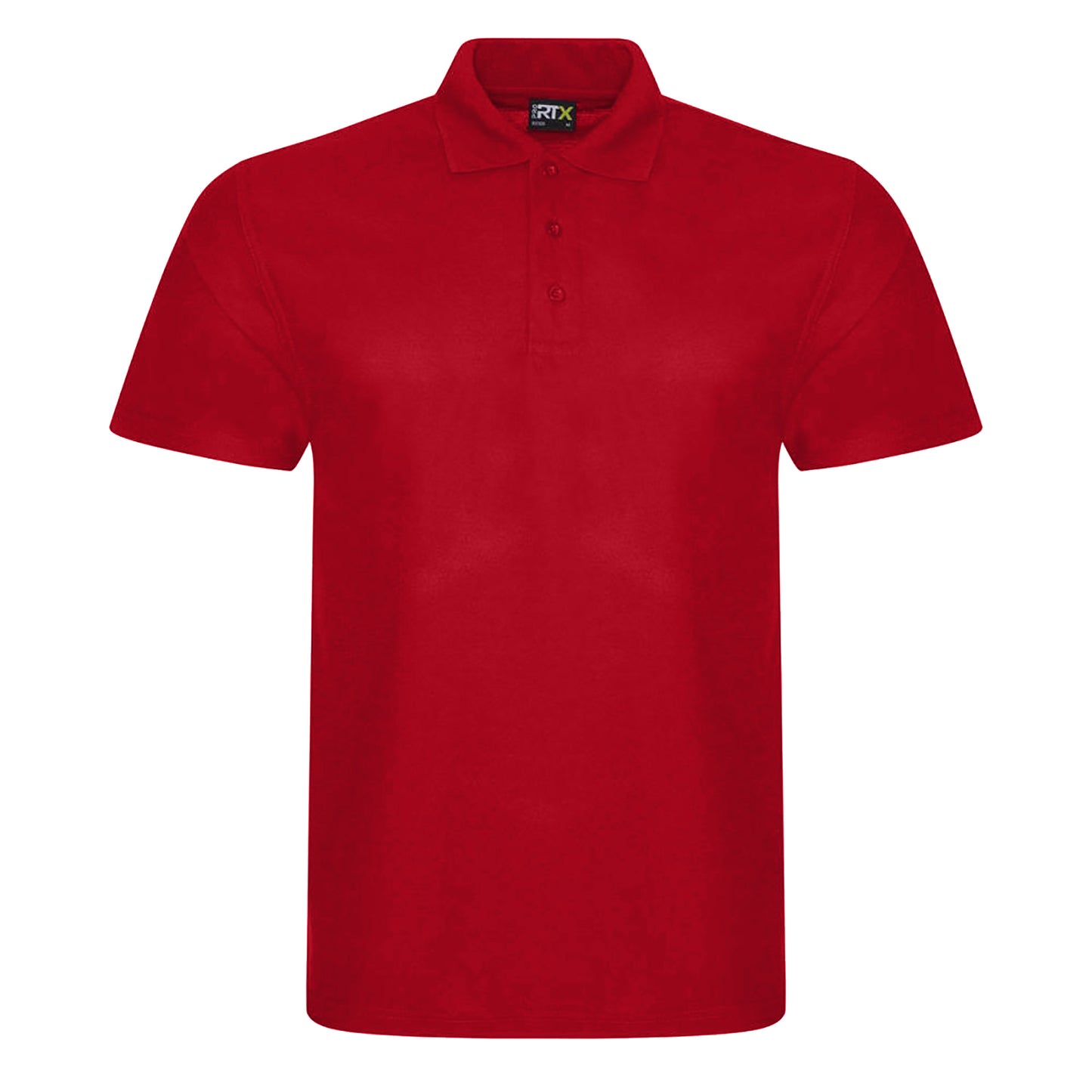 Red - Front - PRO RTX Mens Pro Pique Polo Shirt