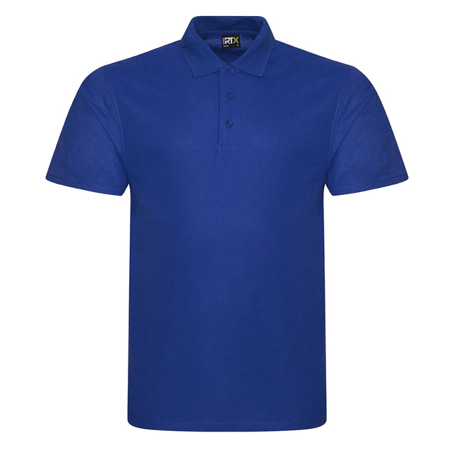 Royal - Front - PRO RTX Mens Pro Pique Polo Shirt
