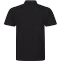 Black - Back - PRO RTX Mens Pro Pique Polo Shirt