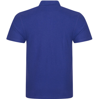Purple - Back - PRO RTX Mens Pro Pique Polo Shirt