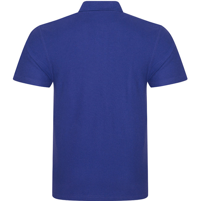 Purple - Back - PRO RTX Mens Pro Pique Polo Shirt
