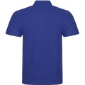 Purple - Back - PRO RTX Mens Pro Pique Polo Shirt