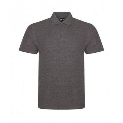 Charcoal - Front - PRO RTX Mens Pro Pique Polo Shirt