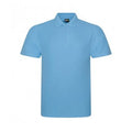 Sky Blue - Front - PRO RTX Mens Pro Pique Polo Shirt