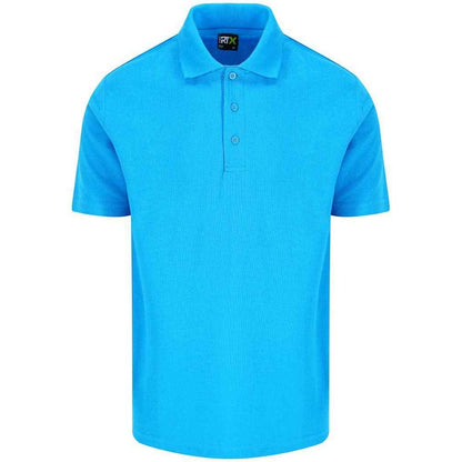 Turquoise - Front - PRO RTX Mens Pro Pique Polo Shirt