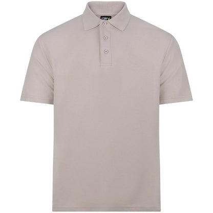 Stone - Front - PRO RTX Mens Pro Pique Polo Shirt