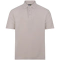 Stone - Front - PRO RTX Mens Pro Pique Polo Shirt