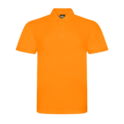 Orange - Front - PRO RTX Mens Pro Pique Polo Shirt