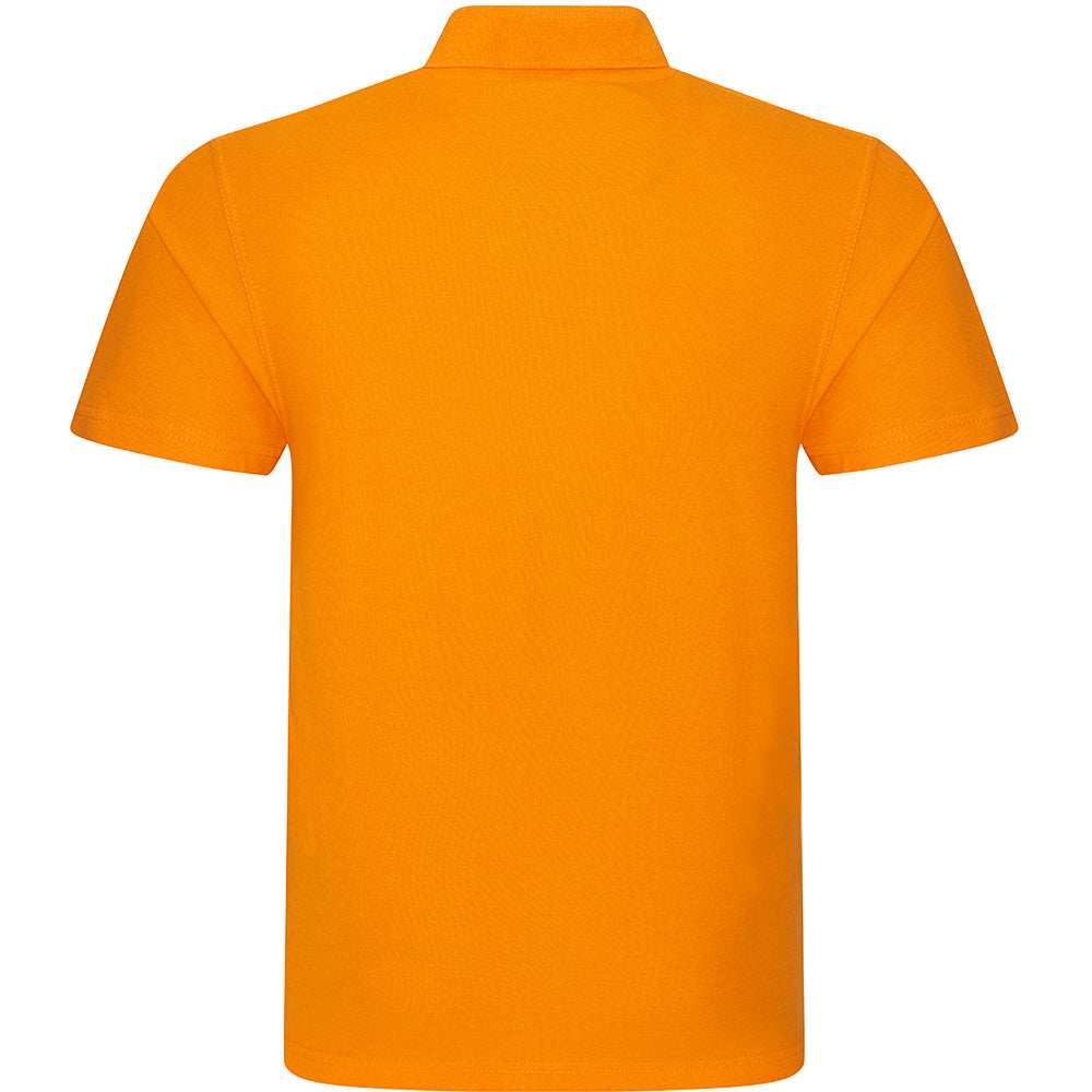Orange - Back - PRO RTX Mens Pro Pique Polo Shirt