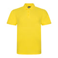 Yellow - Front - PRO RTX Mens Pro Pique Polo Shirt