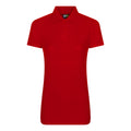 Red - Front - PRO RTX Womens-Ladies Pro Piqu Polo Shirt