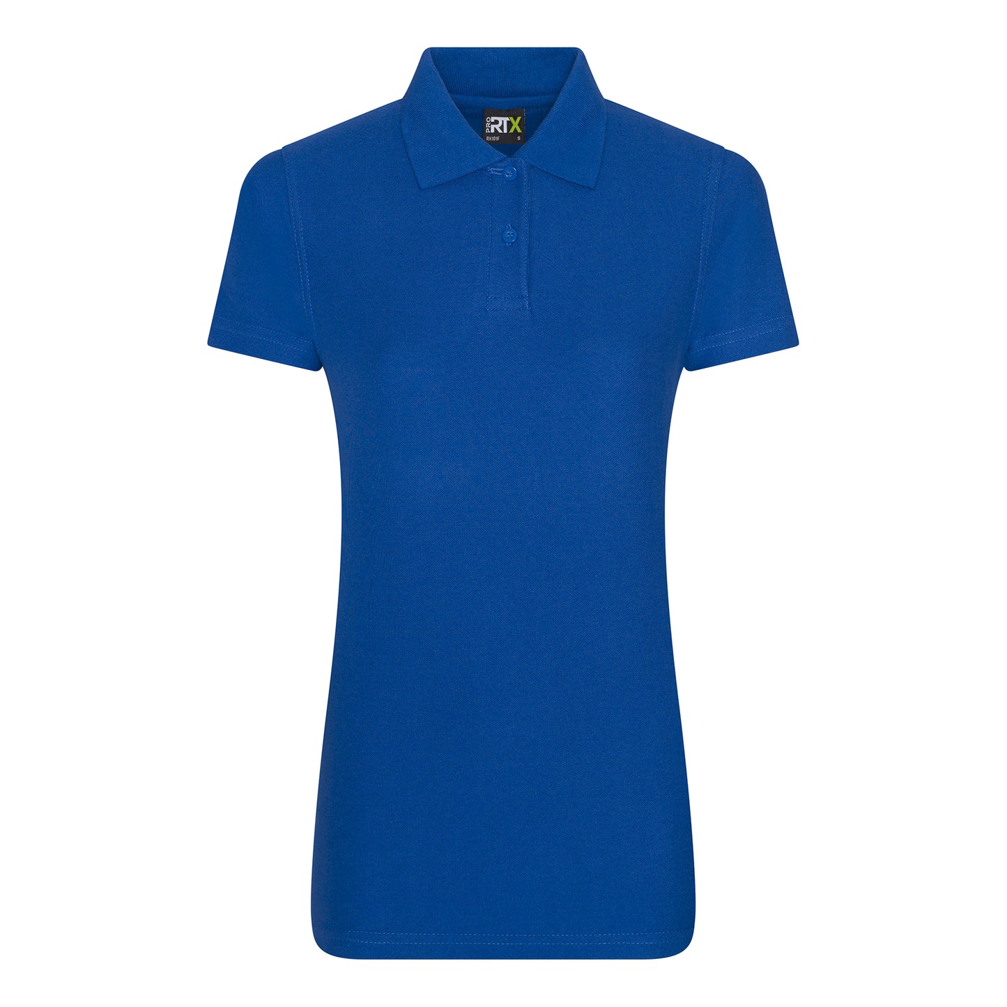 Royal - Front - PRO RTX Womens-Ladies Pro Piqu Polo Shirt
