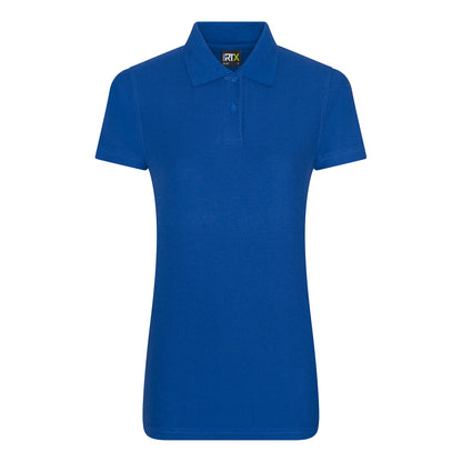 Royal - Front - PRO RTX Womens-Ladies Pro Piqu Polo Shirt