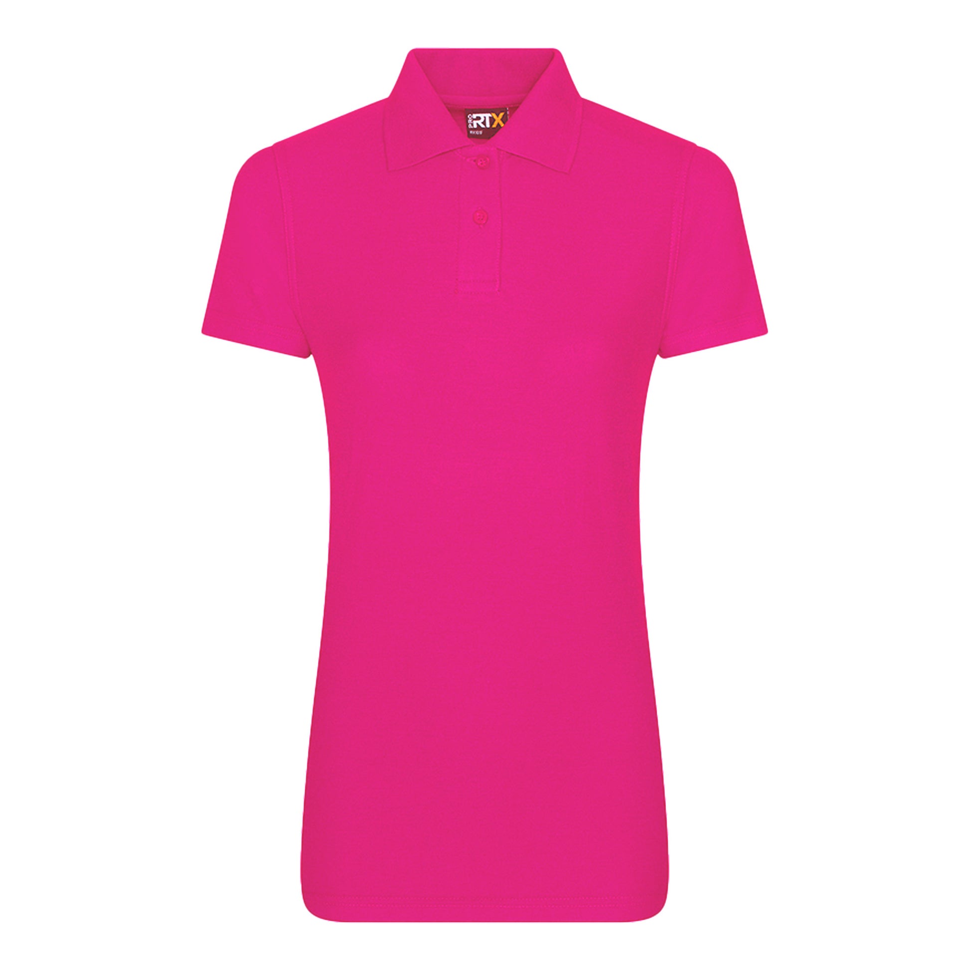 Fuchsia - Front - PRO RTX Womens-Ladies Pro Piqu Polo Shirt