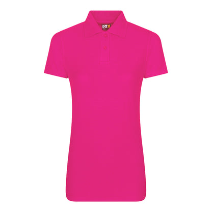 Fuchsia - Front - PRO RTX Womens-Ladies Pro Piqu Polo Shirt