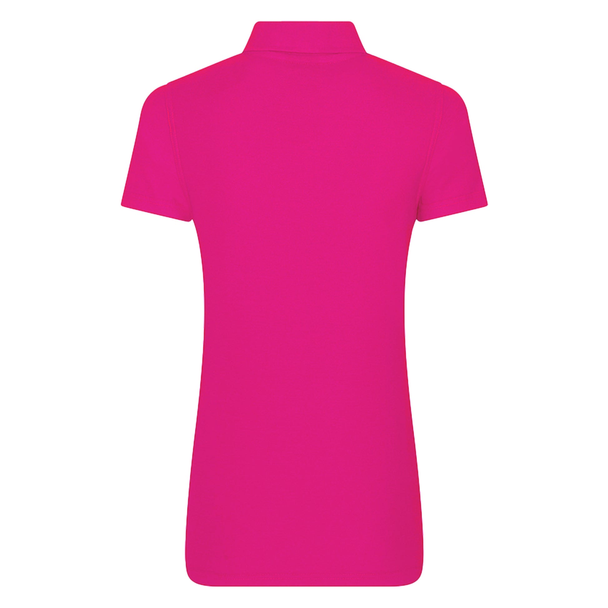 Fuchsia - Back - PRO RTX Womens-Ladies Pro Piqu Polo Shirt